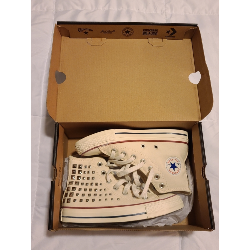 Brand new studded Converse All-stars!